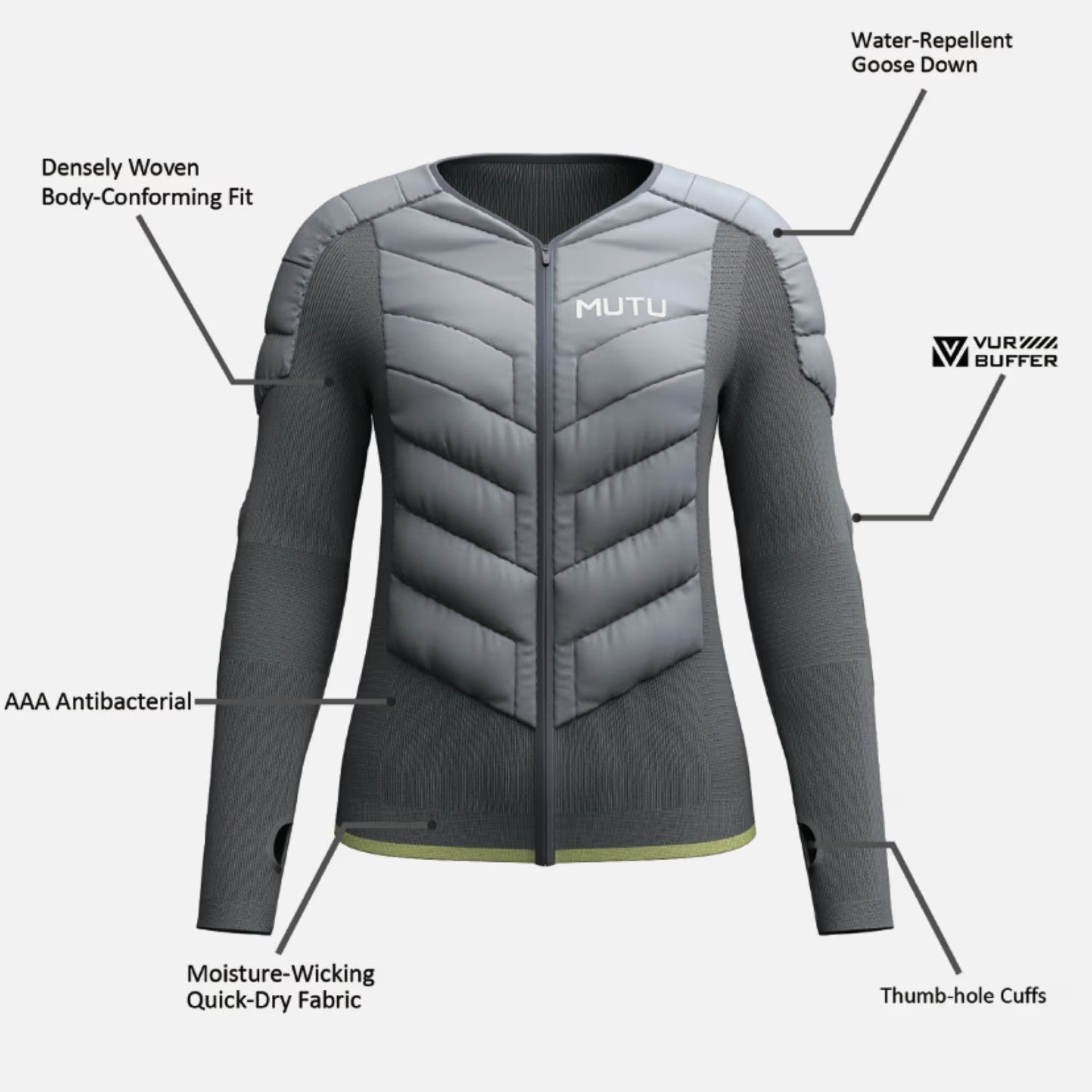 Unisex C6.0 VUR BUFFER® Down Top