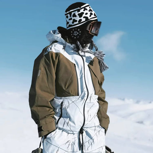 Cow Print Knit Beanie