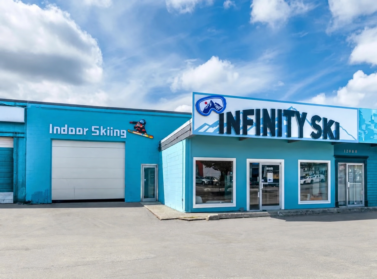Infinity Ski indoor training centre in Richmond, BC